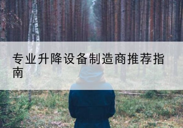 苍南电动剪叉升降平台厂家-专业升降设备制造商推荐指南